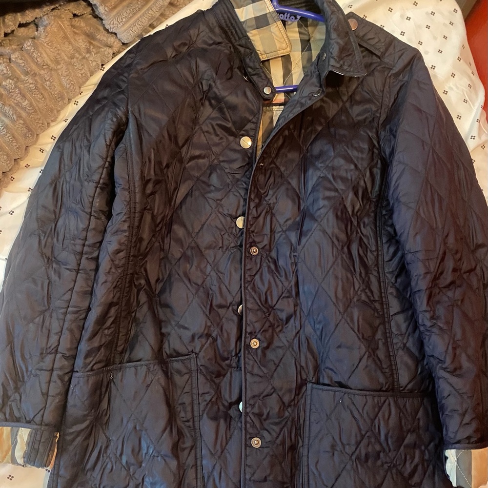 Kids burberry coat size 14 girls